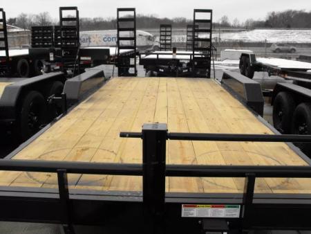 New Equipment Trailer 83 X 18 Dove 14000 GVWR  Stand Up Ramps