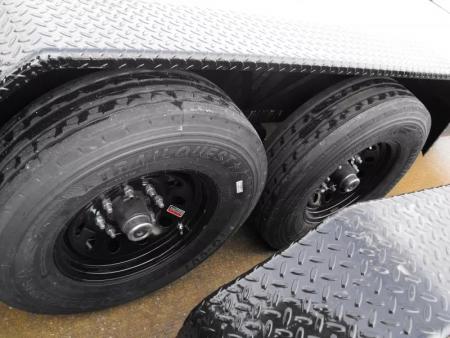 New Equipment Trailer 83 X 18 Dove 14000 GVWR  Stand Up Ramps