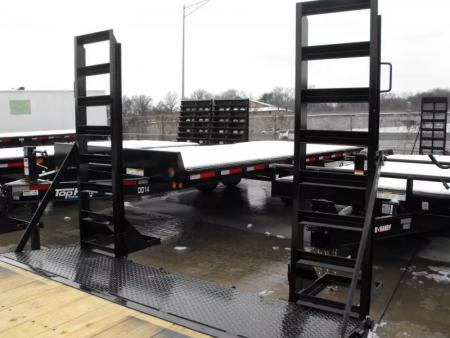 New Equipment Trailer 83 X 18 Dove 14000 GVWR  Stand Up Ramps