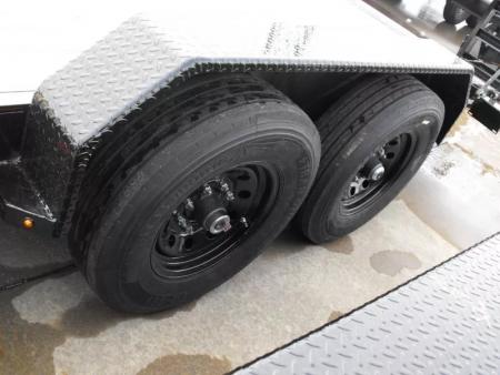 New Equipment Trailer 83 X 18 Dove 14000 GVWR  Stand Up Ramps