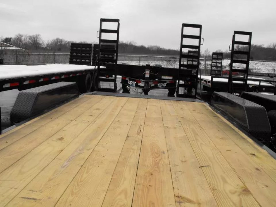 New Equipment Trailer 83 X 18  Dove 14000 GVWR  Stand Up Ramps