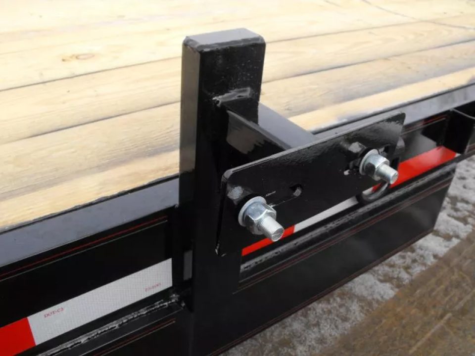 New Equipment Trailer 83 X 18  Dove 14000 GVWR  Stand Up Ramps