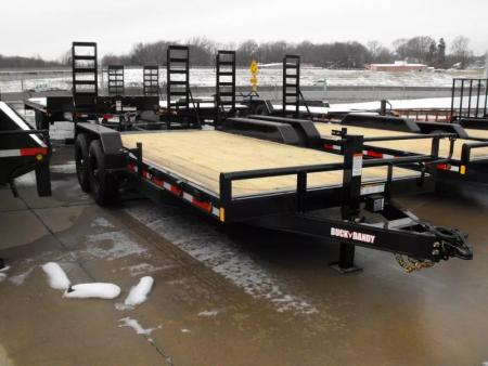 New Equipment Trailer 83 X 18  Dove 14000 GVWR  Stand Up Ramps