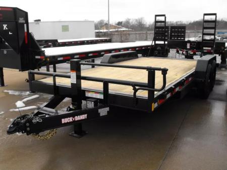 New Equipment Trailer 83 X 18  Dove 14000 GVWR  Stand Up Ramps