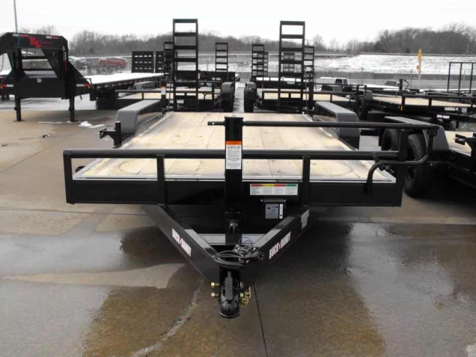 New Equipment Trailer 83 X 16  Dove 14000 GVWR  Stand Up Ramps