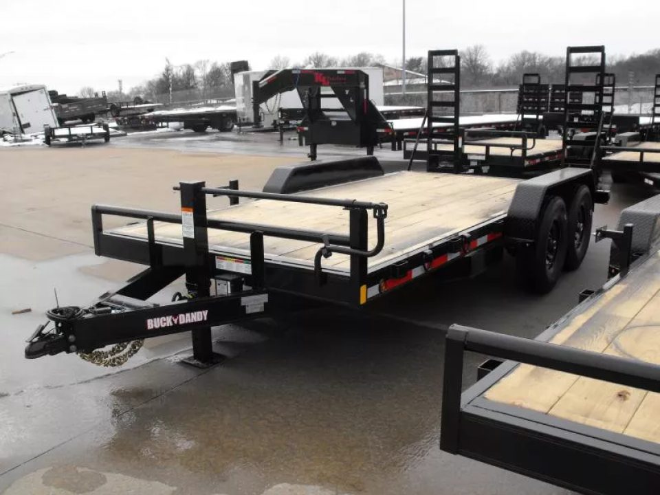 New Equipment Trailer 83 X 16  Dove 14000 GVWR  Stand Up Ramps