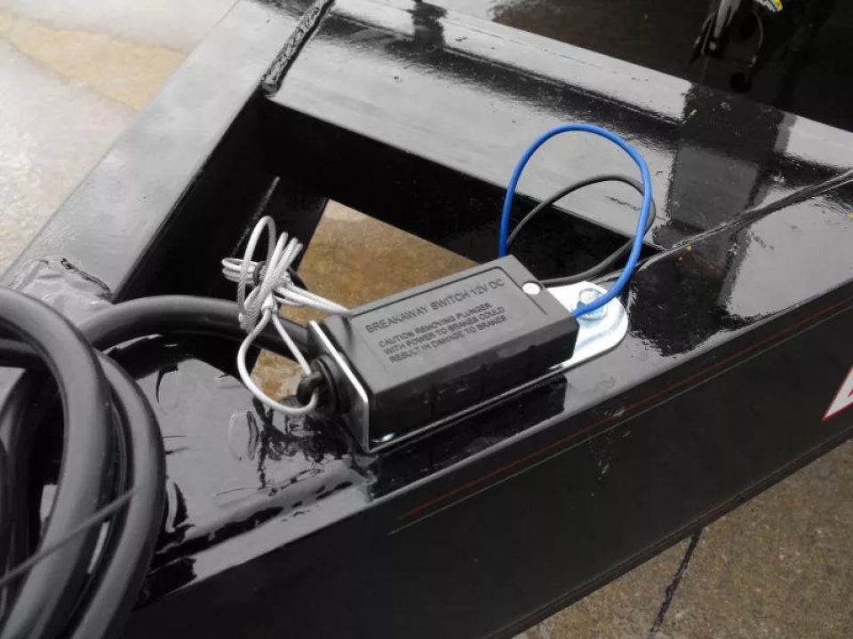 New Equipment Trailer 83 X 16  Dove 14000 GVWR  Stand Up Ramps