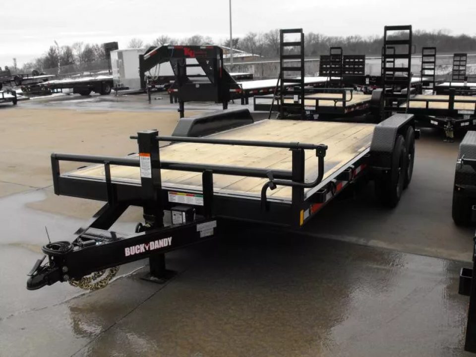 New Equipment Trailer 83 X 16  Dove 14000 GVWR  Stand Up Ramps