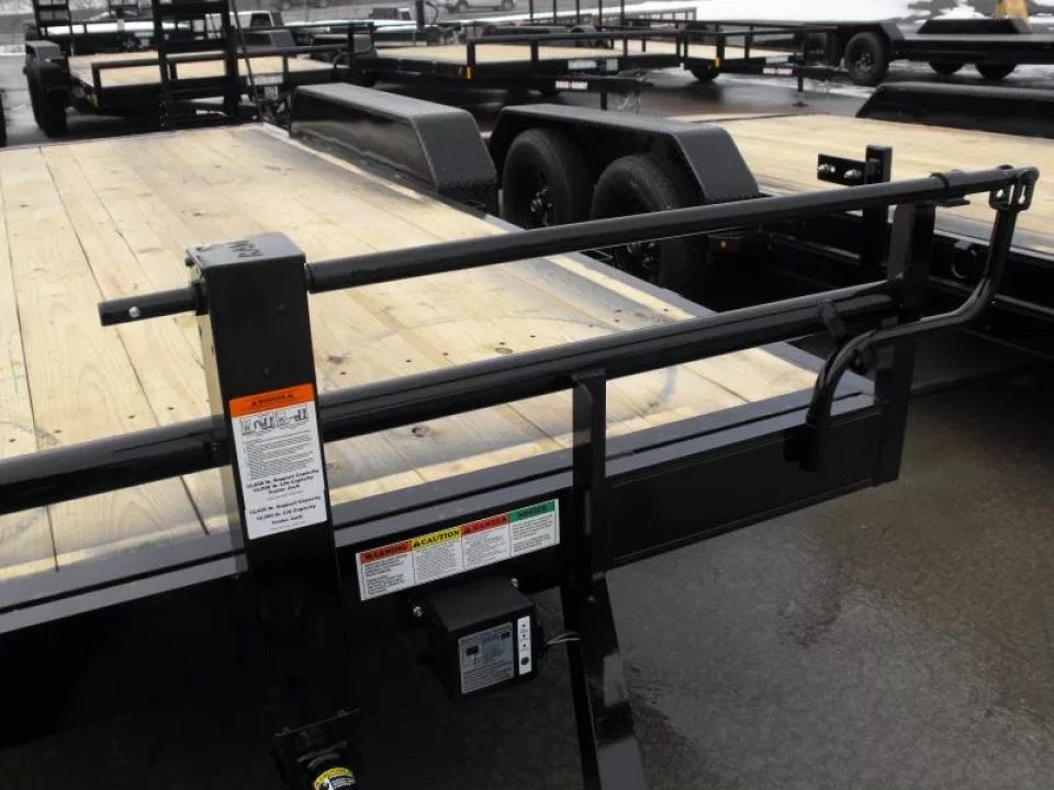 New Equipment Trailer 83 X 16  Dove 14000 GVWR  Stand Up Ramps