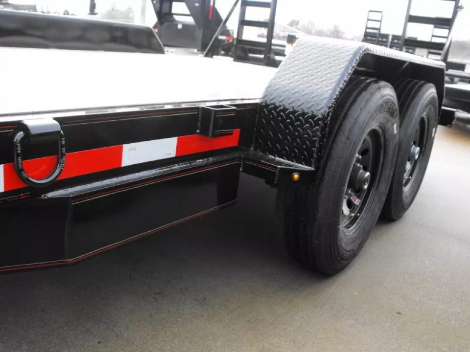 New Equipment Trailer 83 X 16  Dove 14000 GVWR  Stand Up Ramps