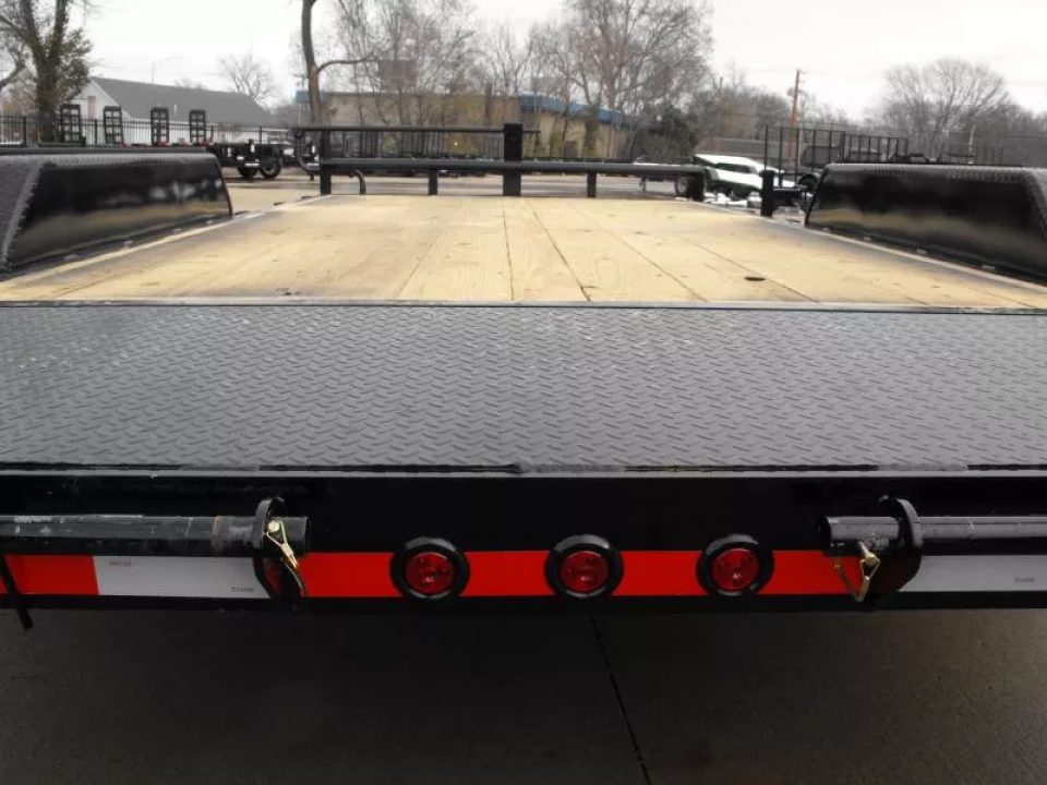 New Equipment Trailer 83 X 16  Dove 14000 GVWR  Stand Up Ramps