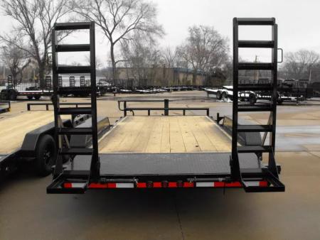 New Equipment Trailer 83 X 16  Dove 14000 GVWR  Stand Up Ramps