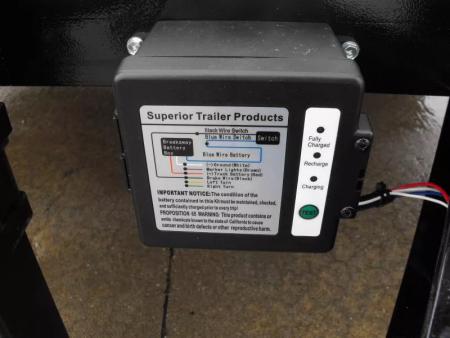 New Equipment Trailer 83 X 16  Dove 14000 GVWR  Stand Up Ramps