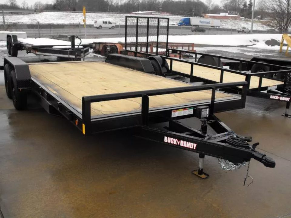 New Buck Dandy Car Hauler   83 X 18   2' Dove (83X16+2'Dove)(7000 GVWR)   Car Hauler