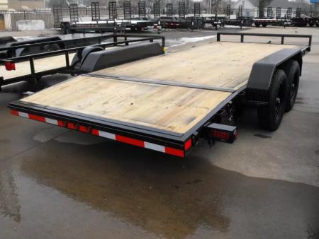 New Buck Dandy Car Hauler   83 X 18   2' Dove (83X16+2'Dove)(7000 GVWR)   Car Hauler