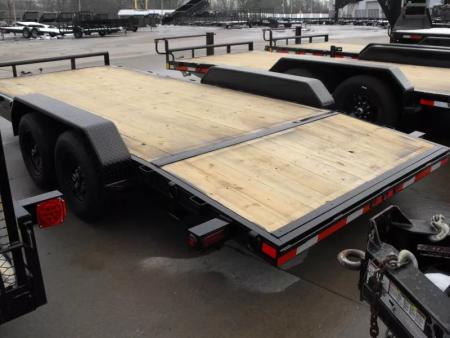 New Buck Dandy Car Hauler   83 X 18   2' Dove (83X16+2'Dove)(7000 GVWR)   Car Hauler