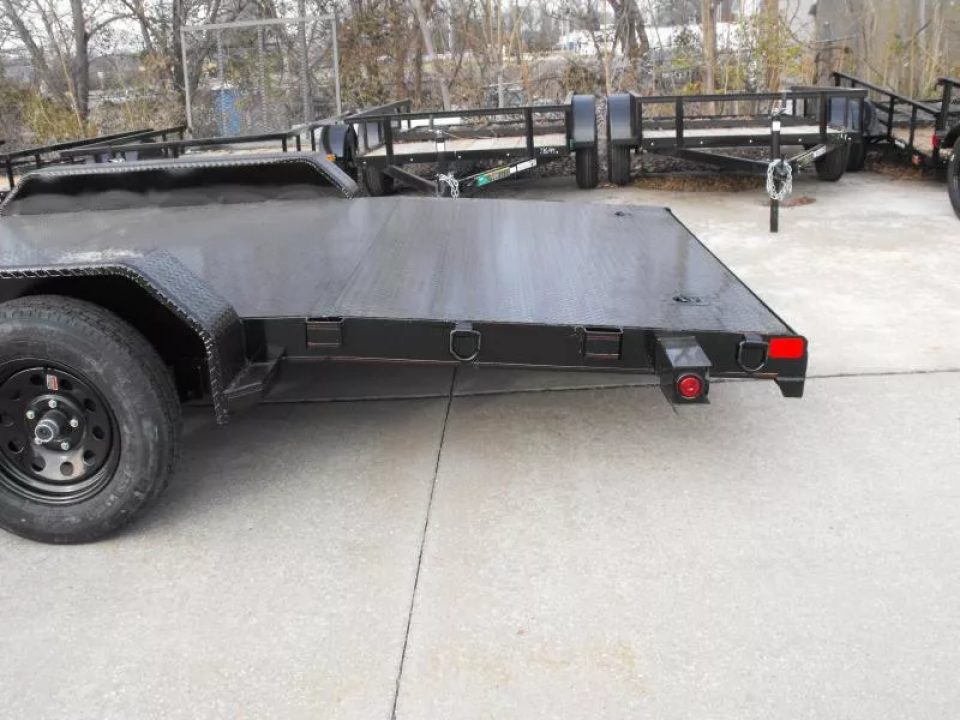 New Buck Dandy Car Hauler   83 X 20   4' Dove Steel (83 x 16+4Dove)  (7000 GVWR)  Car Hauler