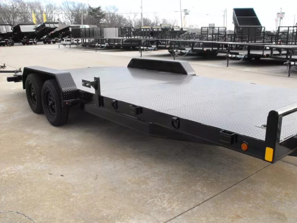 New Buck Dandy Car Hauler   83 X 20   4' Dove Steel (83 x 16+4Dove)  (7000 GVWR)  Car Hauler
