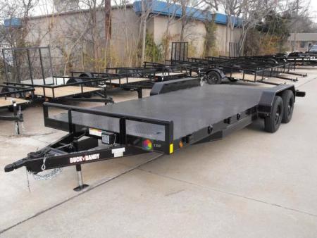 New Buck Dandy Car Hauler   83 X 20   4' Dove Steel (83 x 16+4Dove)  (7000 GVWR)  Car Hauler