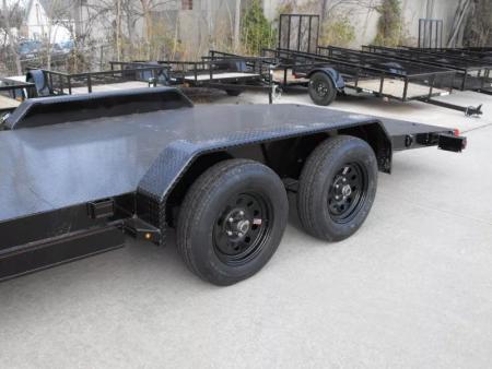 New Buck Dandy Car Hauler   83 X 20   4' Dove Steel (83 x 16+4Dove)  (7000 GVWR)  Car Hauler