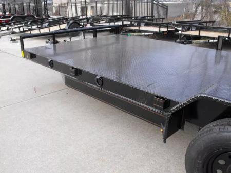 New Buck Dandy Car Hauler   83 X 20   4' Dove Steel (83 x 16+4Dove)  (7000 GVWR)  Car Hauler