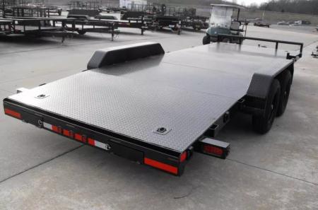 New Buck Dandy Car Hauler   83 X 20   4' Dove Steel (83 x 16+4Dove)  (7000 GVWR)  Car Hauler