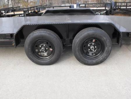 New Buck Dandy Car Hauler   83 X 20   4' Dove Steel (83 x 16+4Dove)  (7000 GVWR)  Car Hauler