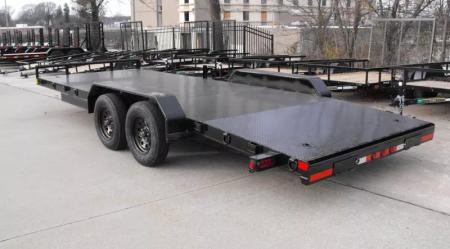 New Buck Dandy Car Hauler   83 X 20   4' Dove Steel (83 x 16+4Dove)  (7000 GVWR)  Car Hauler