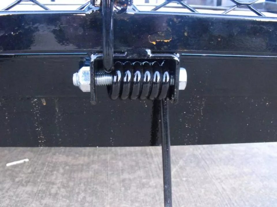 New Buck Dandy Utility Trailer 6 X 12 Rear Spring Loaded Ramp 2990  Axle