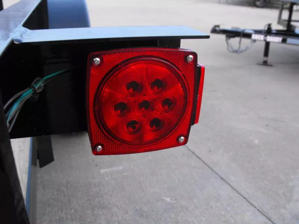 New Buck Dandy Utility Trailer 6 X 12 Rear Spring Loaded Ramp 2990  Axle