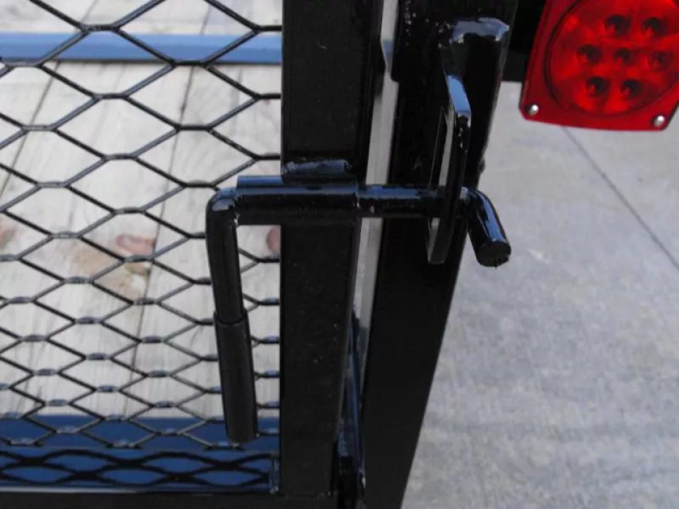 New Buck Dandy Utility Trailer 6 X 12 Rear Spring Loaded Ramp 2990  Axle