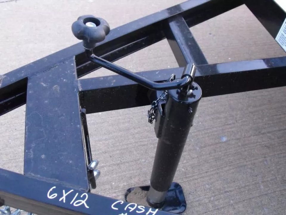 New Buck Dandy Utility Trailer 6 X 12 Rear Spring Loaded Ramp 2990  Axle