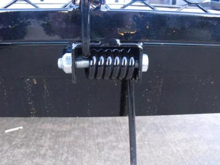 New Buck Dandy Utility Trailer 6 X 12 Rear Spring Loaded Ramp 2990  Axle