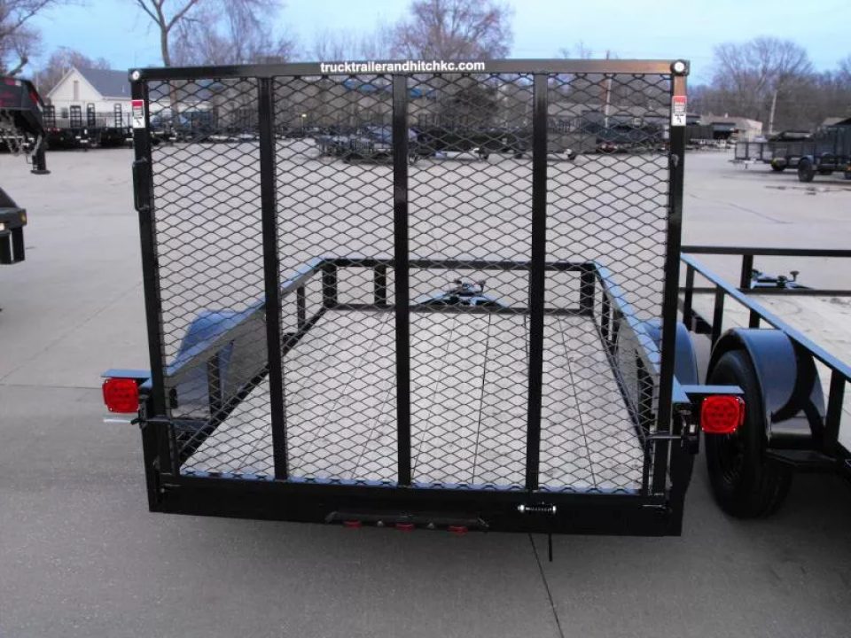 New Utility Trailer  5 X 8   HD Spring Assisted  4' Ramp