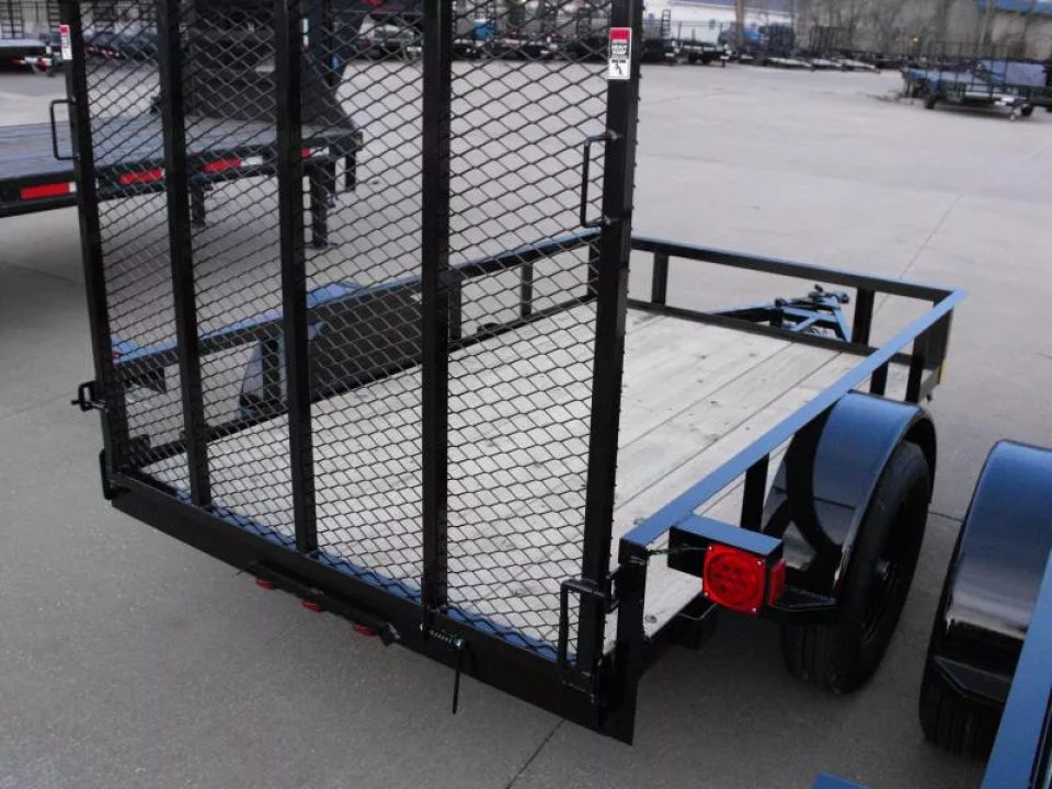 New Utility Trailer  5 X 8   HD Spring Assisted  4' Ramp