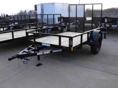 New Utility Trailer  5 X 8   HD Spring Assisted  4' Ramp