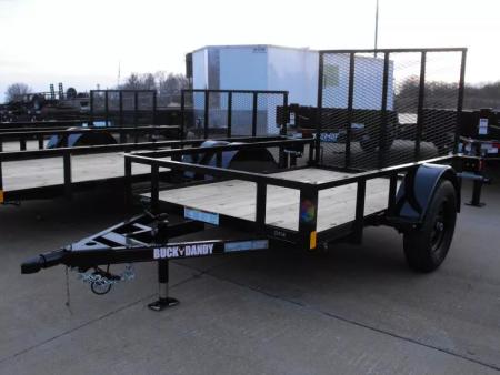 New Utility Trailer  5 X 8   HD Spring Assisted  4' Ramp