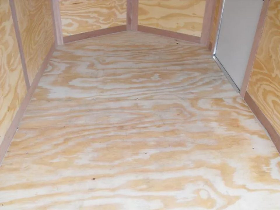 New Enclosed Trailer 6 X 12  Ramp Door   6'3"  Tall White  In Color All Tube Built