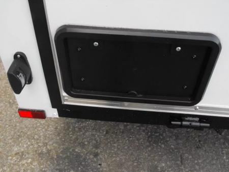 New Enclosed Trailer 6 X 12  Ramp Door   6'3"  Tall White  In Color All Tube Built