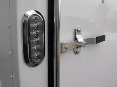 New Enclosed Trailer 6 X 12  Ramp Door   6'3"  Tall White  In Color All Tube Built