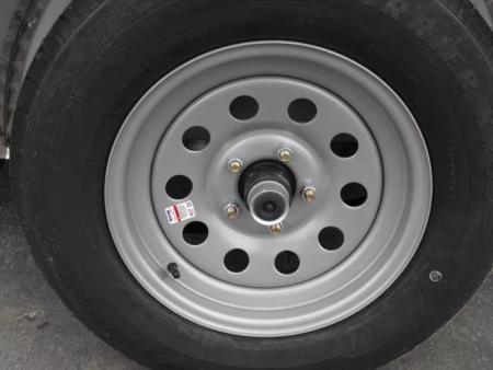 New Enclosed Trailer 6 X 12  Ramp Door   6'3"  Tall White  In Color All Tube Built