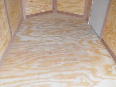 New Enclosed Trailer 6 X 12  Ramp Door   6'3"  Tall White  In Color All Tube Built