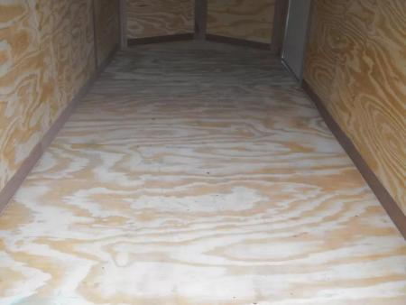 New Enclosed Trailer 6 X 12  Ramp Door   6'3"  Tall White  In Color All Tube Built