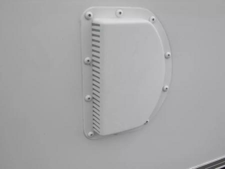 New Enclosed Trailer 6 X 12  Ramp Door   6'3"  Tall White  In Color All Tube Built