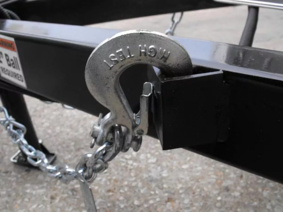 New Enclosed Trailer 5 X 8  Ramp Door   5'  Tall Black  In Color All Tube Built