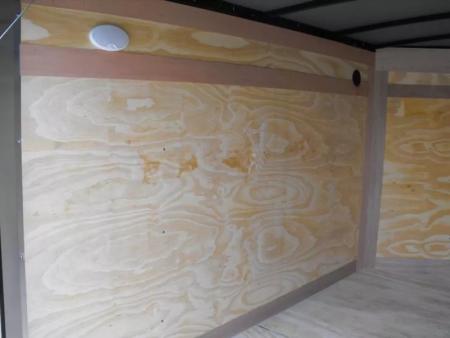 New Enclosed Trailer 5 X 8  Ramp Door   5'  Tall Black  In Color All Tube Built