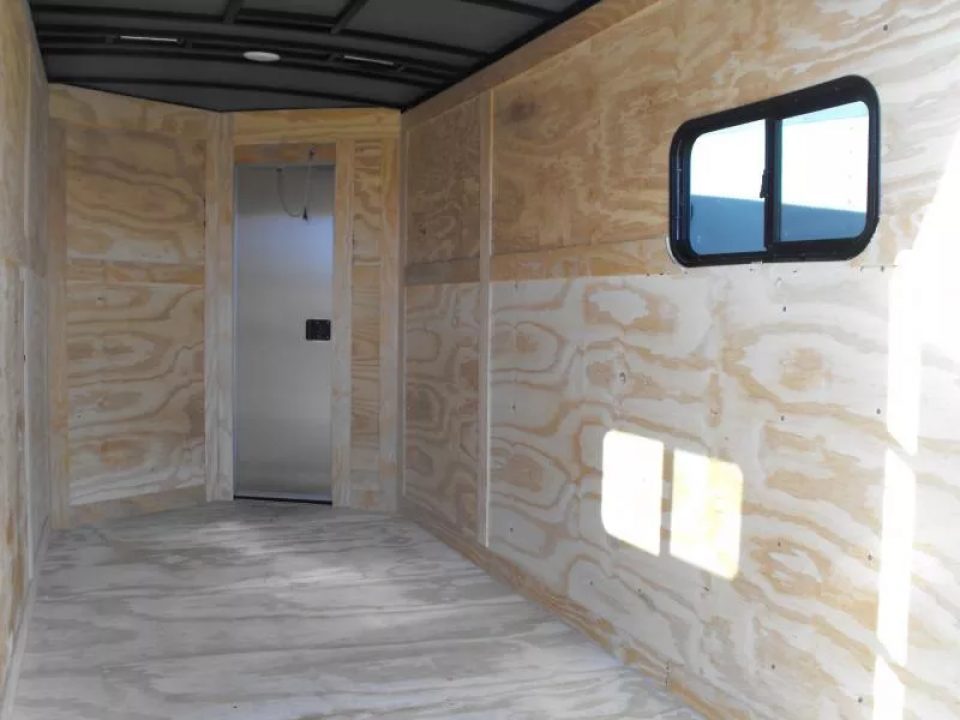 New Enclosed Trailer 6 X 12  Ramp Door   7'  Tall Silver Mist In Color ( 080 Skin ) 7000 GVWR HD 3/4 Walls& Floor