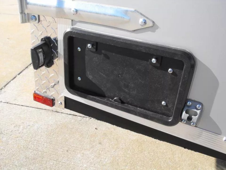 New Enclosed Trailer 6 X 12  Ramp Door   7'  Tall Silver Mist In Color ( 080 Skin ) 7000 GVWR HD 3/4 Walls& Floor