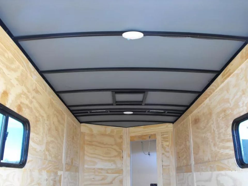 New Enclosed Trailer 6 X 12  Ramp Door   7'  Tall Silver Mist In Color ( 080 Skin ) 7000 GVWR HD 3/4 Walls& Floor