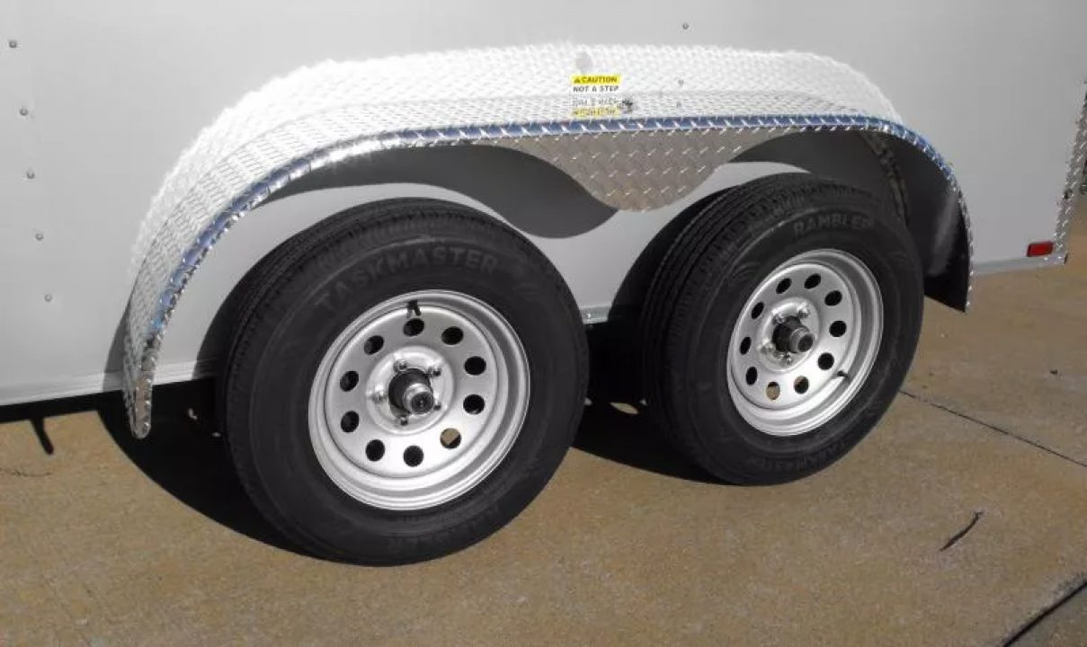 New Enclosed Trailer 6 X 12  Ramp Door   7'  Tall Silver Mist In Color ( 080 Skin ) 7000 GVWR HD 3/4 Walls& Floor